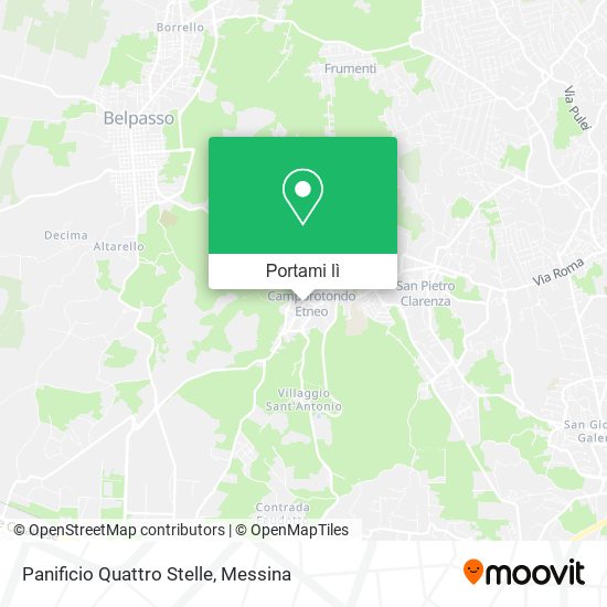 Mappa Panificio Quattro Stelle