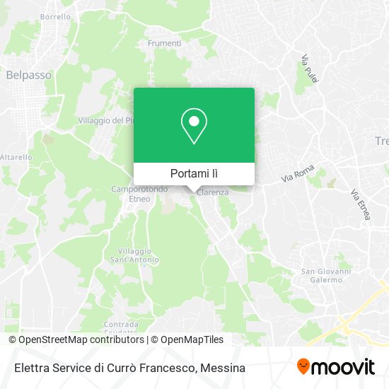 Mappa Elettra Service di Currò Francesco