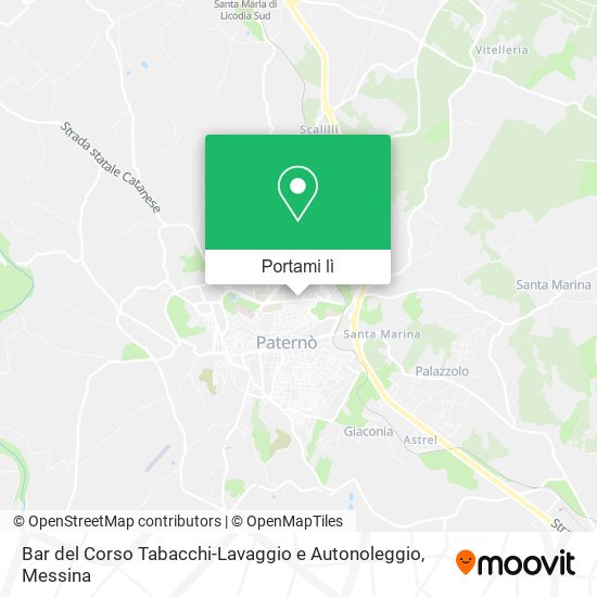 Mappa Bar del Corso Tabacchi-Lavaggio e Autonoleggio