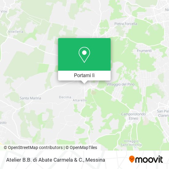 Mappa Atelier B.B. di Abate Carmela & C.