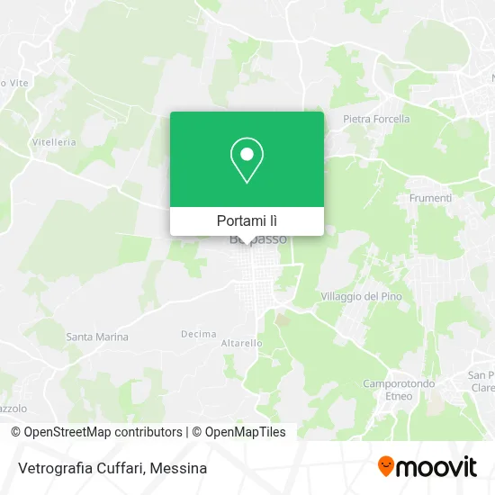 Mappa Vetrografia Cuffari