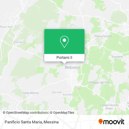 Mappa Panificio Santa Maria