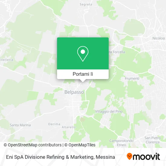 Mappa Eni SpA Divisione Refining & Marketing
