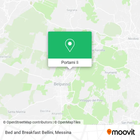 Mappa Bed and Breakfast Bellini