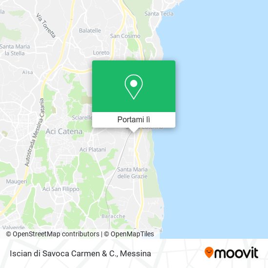 Mappa Iscian di Savoca Carmen & C.