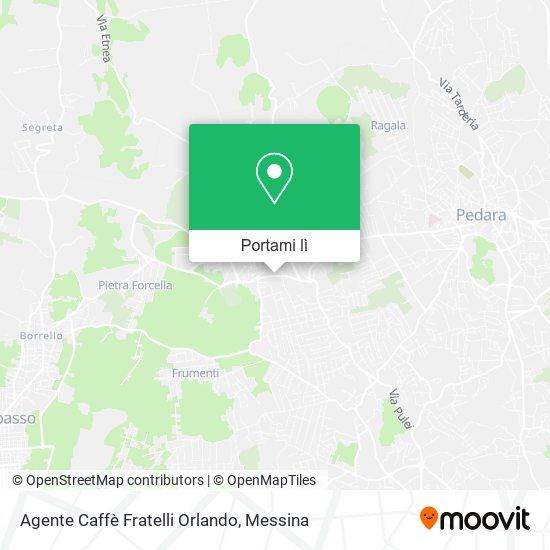Mappa Agente Caffè Fratelli Orlando