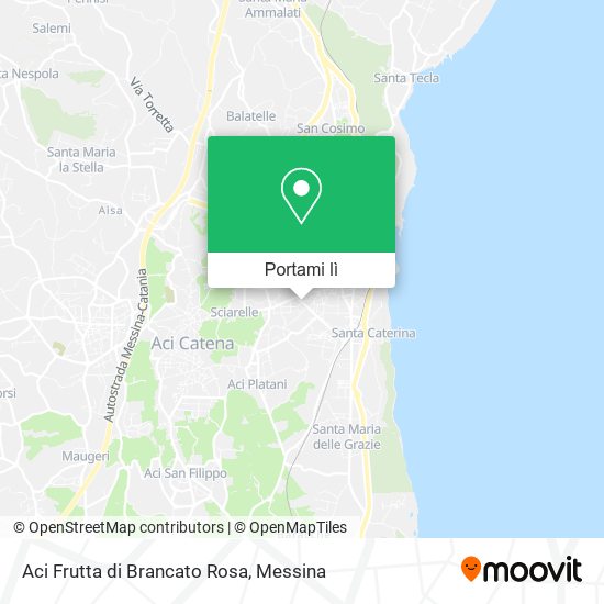 Mappa Aci Frutta di Brancato Rosa