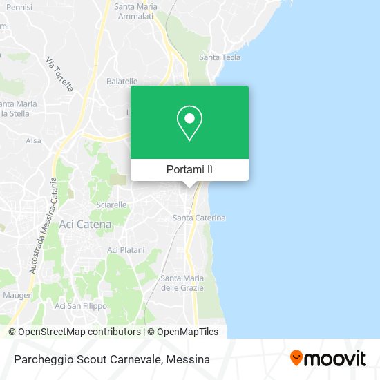 Mappa Parcheggio Scout Carnevale