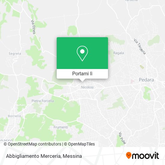 Mappa Abbigliamento Merceria