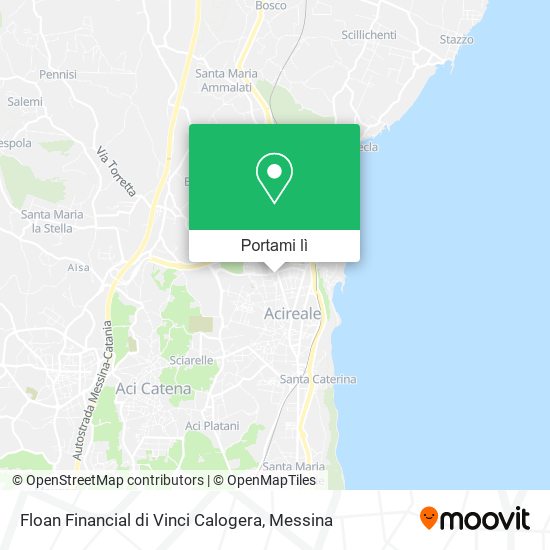 Mappa Floan Financial di Vinci Calogera