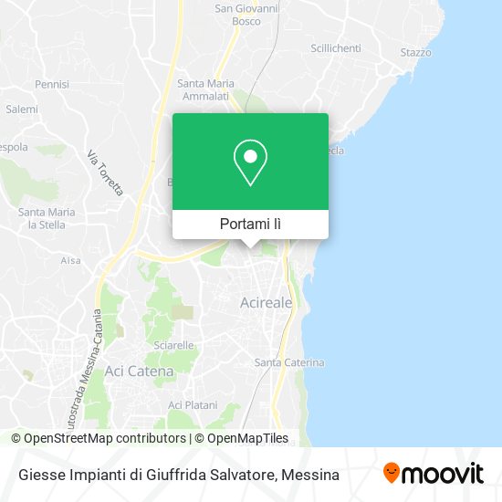 Mappa Giesse Impianti di Giuffrida Salvatore