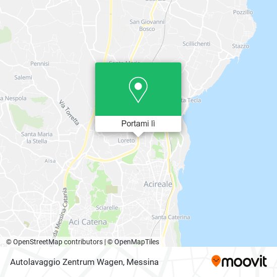 Mappa Autolavaggio Zentrum Wagen