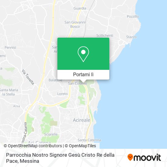 Mappa Parrocchia Nostro Signore Gesù Cristo Re della Pace