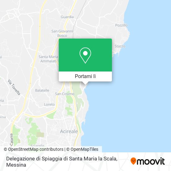 Mappa Delegazione di Spiaggia di Santa Maria la Scala