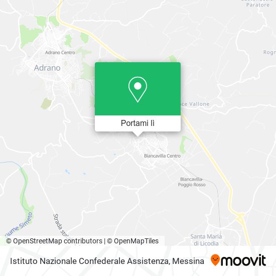 Mappa Istituto Nazionale Confederale Assistenza
