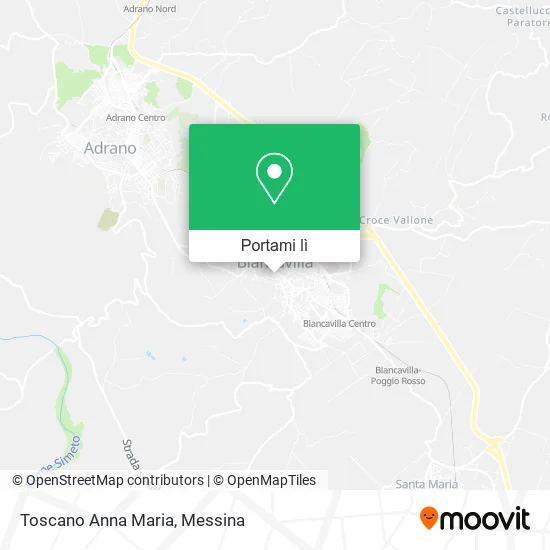 Mappa Toscano Anna Maria
