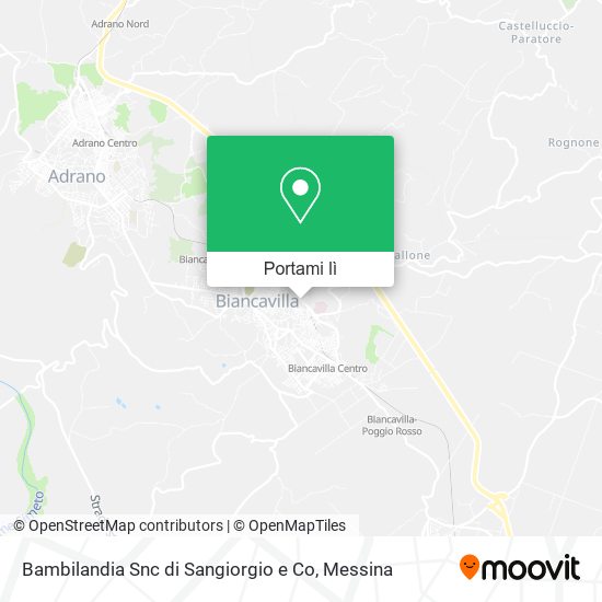 Mappa Bambilandia Snc di Sangiorgio e Co