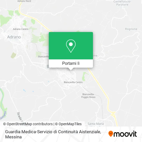 Mappa Guardia Medica-Servizio di Continuità Aistenziale