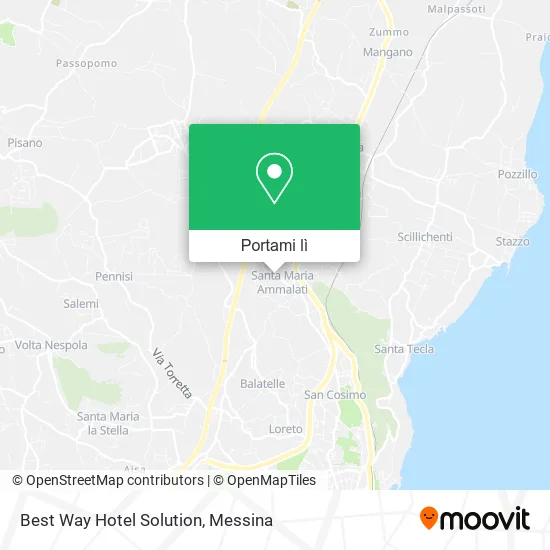 Mappa Best Way Hotel Solution