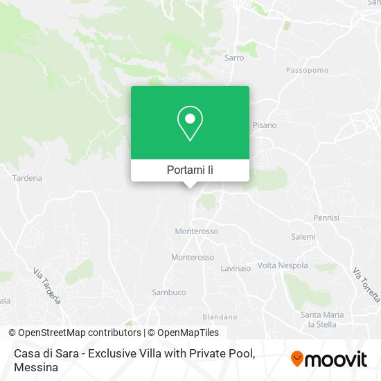 Mappa Casa di Sara - Exclusive Villa with Private Pool