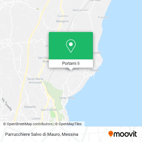 Mappa Parrucchiere Salvo di Mauro