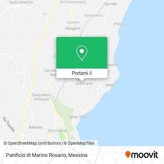 Mappa Panificio di Marino Rosario