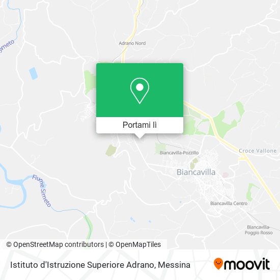 Mappa Istituto d'Istruzione Superiore Adrano