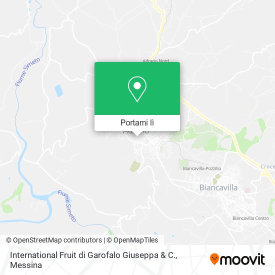 Mappa International Fruit di Garofalo Giuseppa & C.