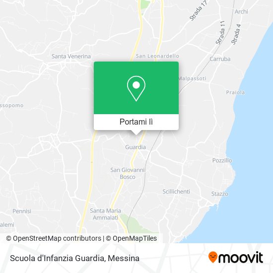 Mappa Scuola d'Infanzia Guardia