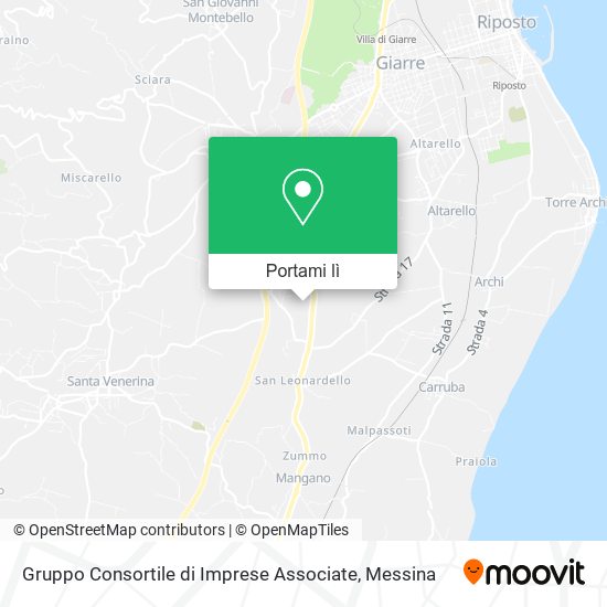 Mappa Gruppo Consortile di Imprese Associate
