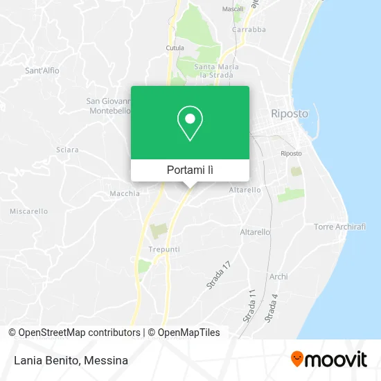 Mappa Lania Benito