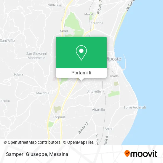 Mappa Samperi Giuseppe