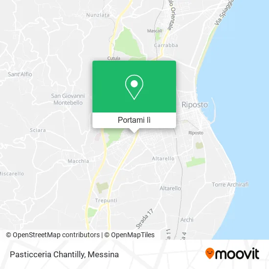 Mappa Pasticceria Chantilly