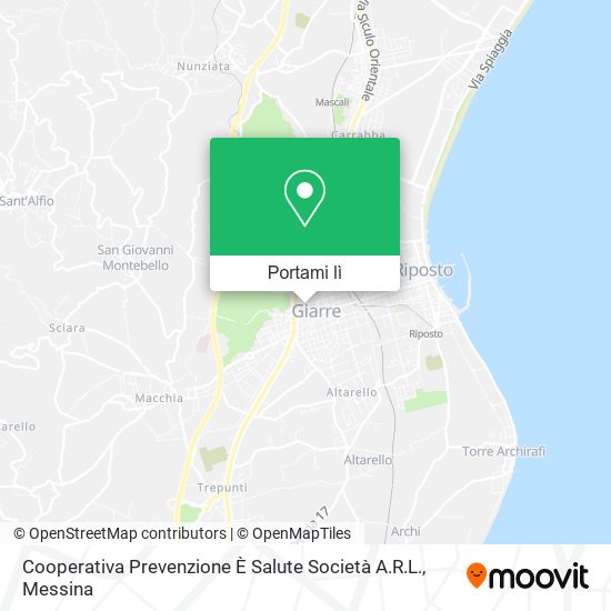 Mappa Cooperativa Prevenzione È Salute Società A.R.L.