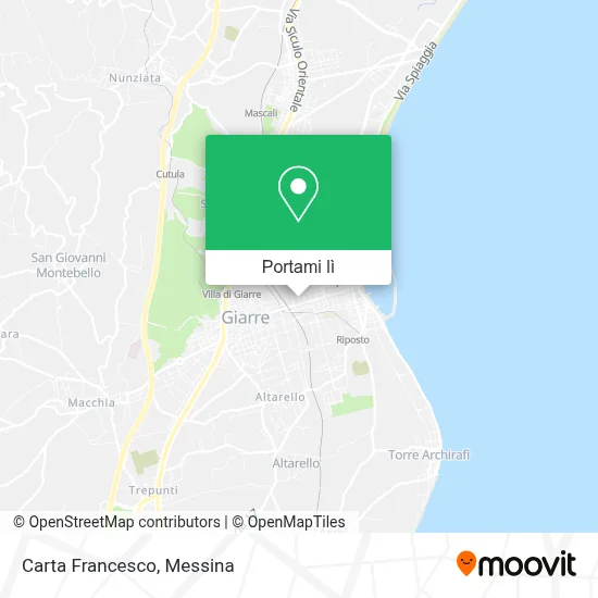 Mappa Carta Francesco