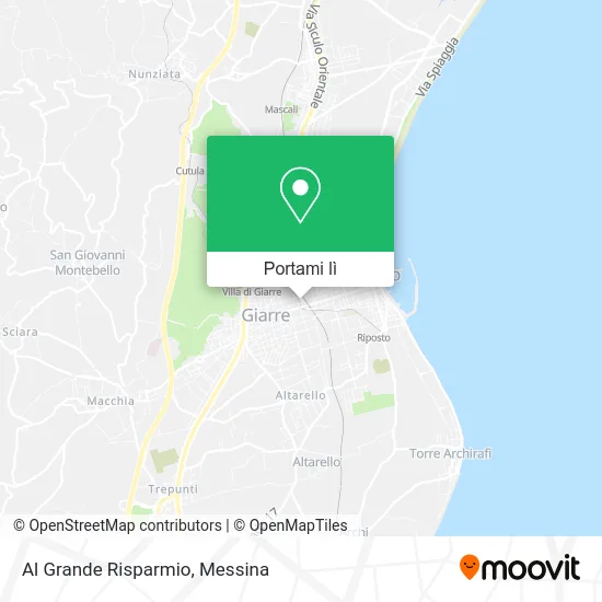 Mappa Al Grande Risparmio