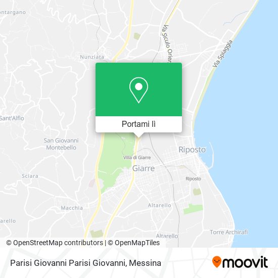 Mappa Parisi Giovanni Parisi Giovanni