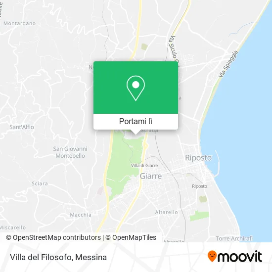 Mappa Villa del Filosofo