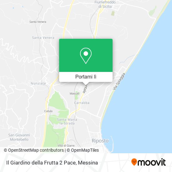 Mappa Il Giardino della Frutta 2 Pace