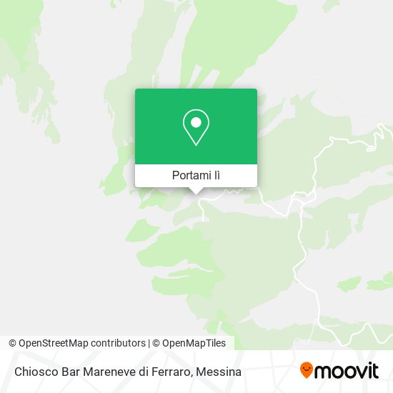 Mappa Chiosco Bar Mareneve di Ferraro