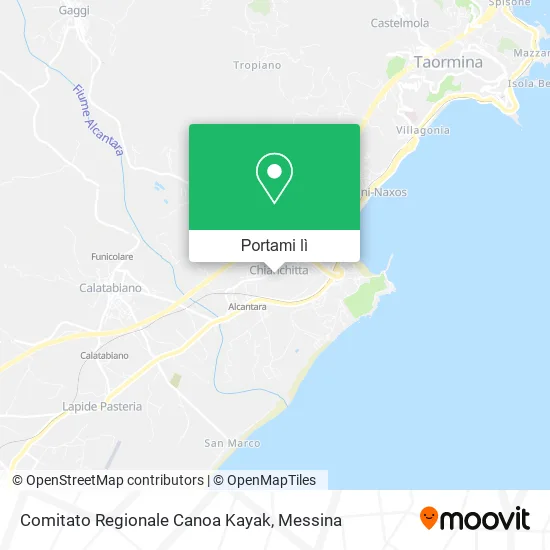 Mappa Comitato Regionale Canoa Kayak