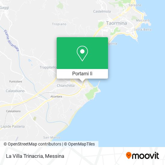 Mappa La Villa Trinacria