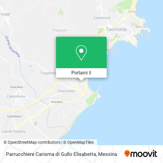 Mappa Parrucchiere Carisma di Gullo Elisabetta