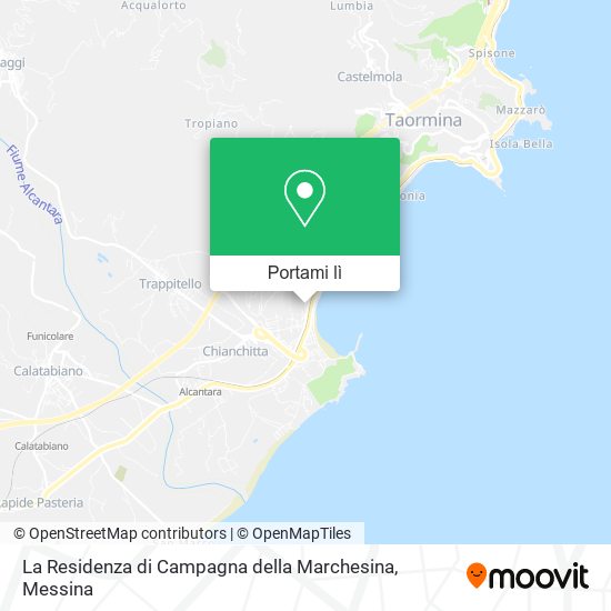Mappa La Residenza di Campagna della Marchesina