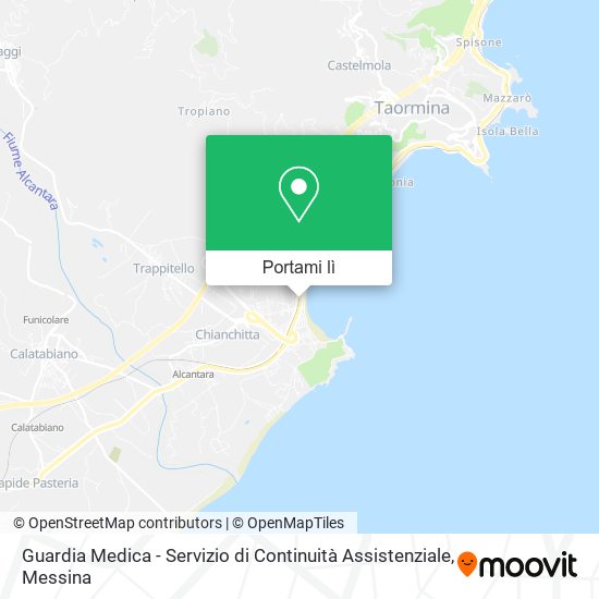 Mappa Guardia Medica - Servizio di Continuità Assistenziale