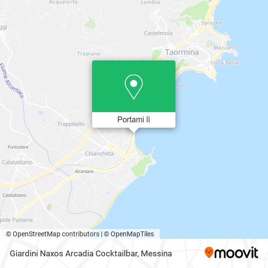 Mappa Giardini Naxos Arcadia Cocktailbar