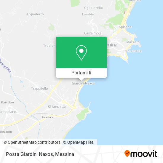 Mappa Posta Giardini Naxos