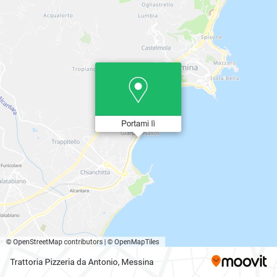 Mappa Trattoria Pizzeria da Antonio