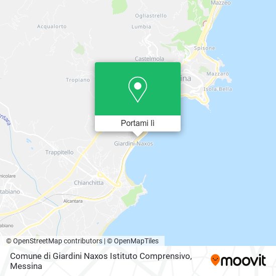 Mappa Comune di Giardini Naxos Istituto Comprensivo