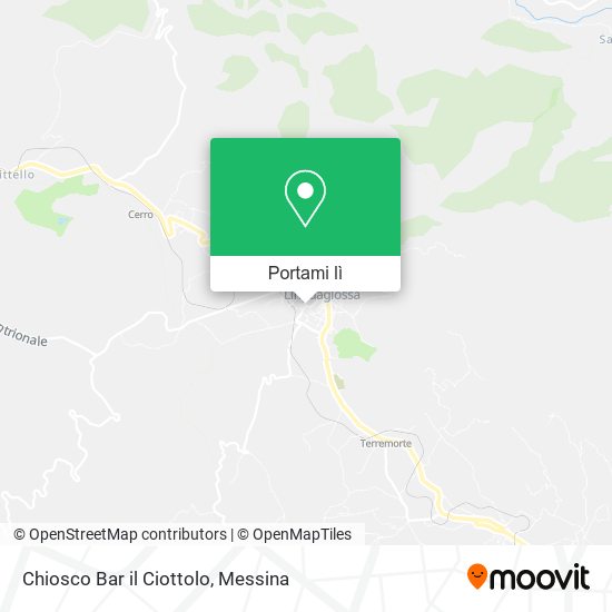 Mappa Chiosco Bar il Ciottolo